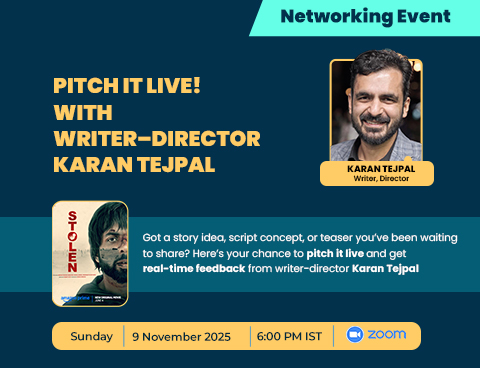 Pitch It Live! With Writer–Director Karan Tejpal